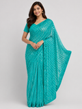 Shimmer Sequin Party Wear Saree